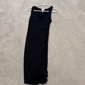 Leith Black Midi Dress
